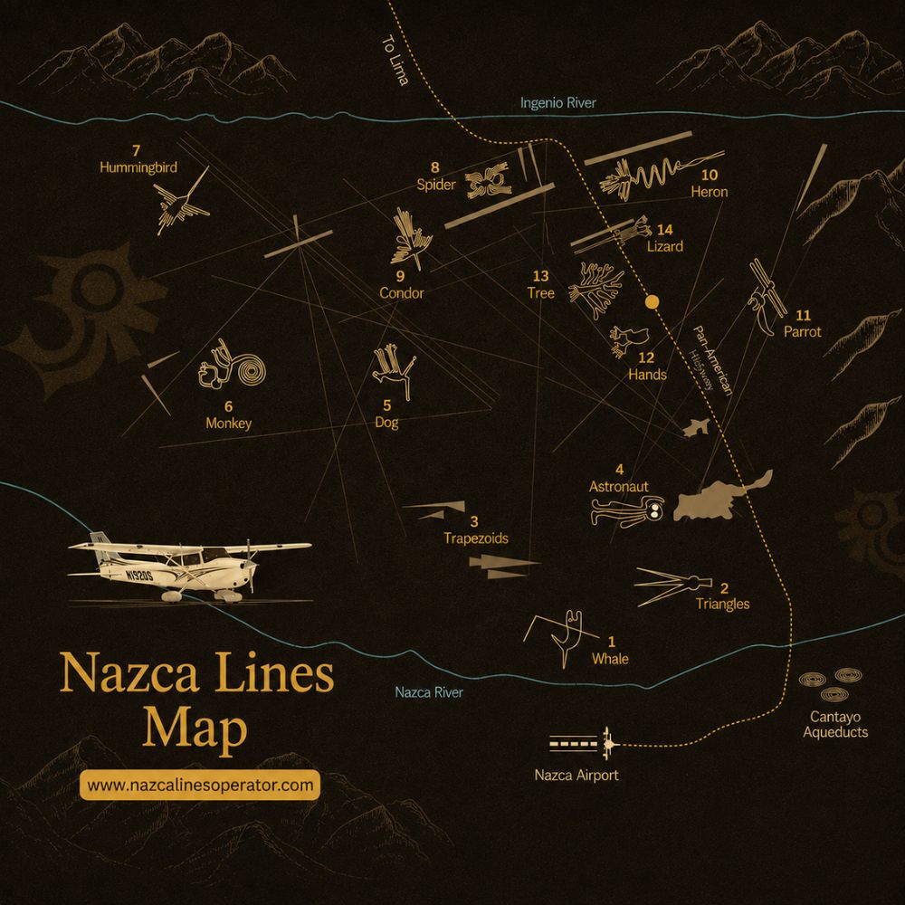 Nazca Archaeological Map